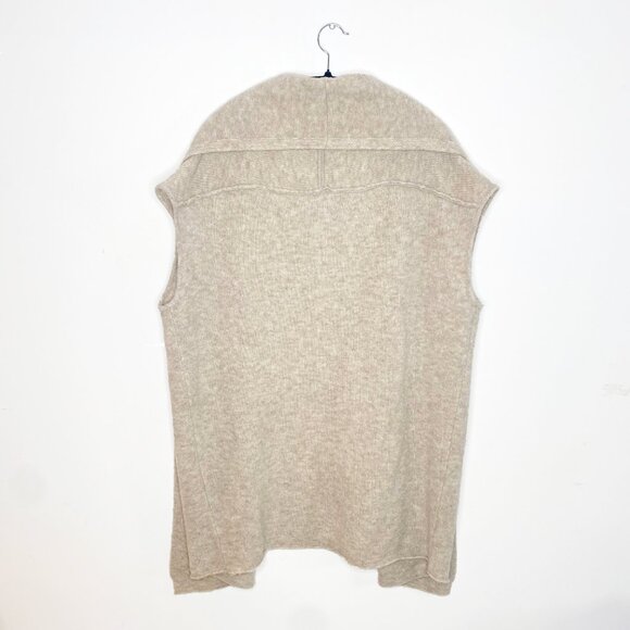 Brochu Walker Wool / Cashmere / Silk Long Open Cardigan in Oatmeal - Picture 4 of 8